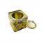 square empty tea can/ tea tin box/tin container for tea