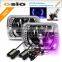 7 inch Square Install H4 or HID H4 Xenon Bulb with LED Halo Ring Semi Sealed Beam