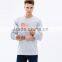 Longline Tee Heather Grey Tee Shirt LS Style