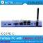 industrial panel Fanless PC with Intel Celeron C1037U COM full alluminum chassis
