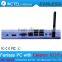 Embeded pos fanless pc Intel Celeron C1037U with 4G RAM 16G SSD