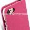 2016 Fashion Mobile Phone Case Wallet CASE PU Leather Case for Apple IPhone 7 (4.7")