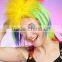 Mens fancy dress wigs, multi color naruto cosplay wig