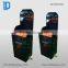 Custom style cardboard retail dump bins for product promotion in supermarket