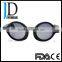 round matte black retro sunglasses