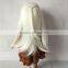 Top Quality Cosplay White Hair 18'' Height American Girl Doll Wigs