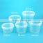 Plastic bowls with lid disposable round clear PP plastic bowl