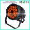 18*18Watt Blizzard Light DMX Wash Tough Par Hexa IP65 Rated 18*18W RGBWAUV 6IN1 Outdoor Rainproof Waterproof LED Par Can Light