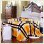 New Design Checked Printed Blanket Flannel Blanket Factory China