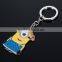 Latest design alloy keychain despicable me minions custom alloy keychain