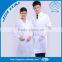 Good quality polyester/cotton white coat for hospital