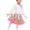 Baby Girls Cheap tutu pettiskirt baby ruffled skirt wholesale sequin pettiskirt set with cotton top