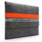 New design fashionable gray felt 13" best laptop bags