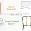 Multifunctional portable crowd control galvanized barricade,Bridge/Cross/Flat feet crowd control fence barricade manufacturer