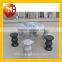 Garden round marble dining table set for outdoor furniture