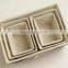set5 stainless chicken wire basket rectangle wire storage baskets with fabric liner