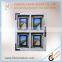 Top sell antique wood metal photo frame collage with multi opening