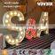 Christmas Hollywood retro letter light