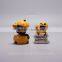 Halloween decoration resin collectible mini pumpkin figure toy