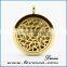 Deer pattern necklace fragrance diffuser locket essential oil