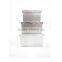 Household Set Of 3 Rectangular Faux Leahter Storage Box With Lid