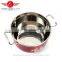 2016 new design round shape hot selling high quality stainless steel soup cooking pot set