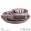 stoneware solid color dinner plate
