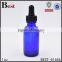fancy blue 30ml glass dropper bottles wholesale