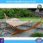 Outdoor Garden Patio Caribbean Hammock with Wooden Stand