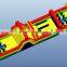 Customized boot camp inflatable obstacle course cheap on sale