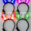 LED flashing headband crown headwear for birthday party decoration luminous head hoop kids light