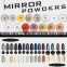 2017 New design 15 colors chrome mirror dip powders