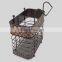 woven decoration kitchen metal shelf BS2007-1-L