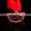 Red and black party ballroom eye mask M5118