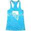Wholesale Yarn Dyed Melange Color Gym Fitness Tank Top For Women