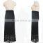 New Arrival Ladies/Women's Fashion slim fit long black lace skirt