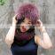 CX-C-01E Fashion China Supplier Winter Fox Fur Hat And Ring Scarf Set