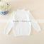 Knitting Pure Plain Colors Kid Sweater In-stock Sweater Fabric Sweater for Babies/tollderls/infants