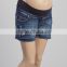 Hot Sales Maternity Shorts With Dark Wash Under-Belly Maternity Denim Shorts Women Clothes WP80817-15