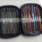 22pcs aluminum crochet hooks in fabric case