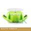 Green Color Open/Close Leg Flower Shape Solar Power Necklace Display Stand