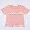 Simple Fashion Unisex Baby Clothes Pure Cotton Round Collar for Childrens