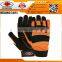 Mechanics Gloves Super Safety Work Impact Riggermen Hi-Vis Synthetic Leather