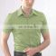 OEM classic summer short sleeve shirt big size for men purple, green color, cotton 100%