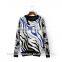 Pullover Knitted Zebra Stripe Color Combination New Design Girl Sweater