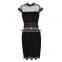 Self Portrait Evie Shift Dress transparent midi lace evening dress