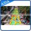 Double Lane Inflatable Water Slip Slide / Inflatable Slide The City