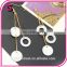 Han edition accessories wholesale minimalist stud earrings Bohemian tassel white shells multilayer female pendant earrings