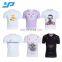 Wholesale cheap men digital sublimation printing custom blank 100% combed cotton t shirt with pattern