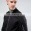2017 Autumn Fashion Men Blank Varsity Jackets Male Stand Collar Ribbed Cuff Hem Solid Plain Sports Custom Bomber Jacket
